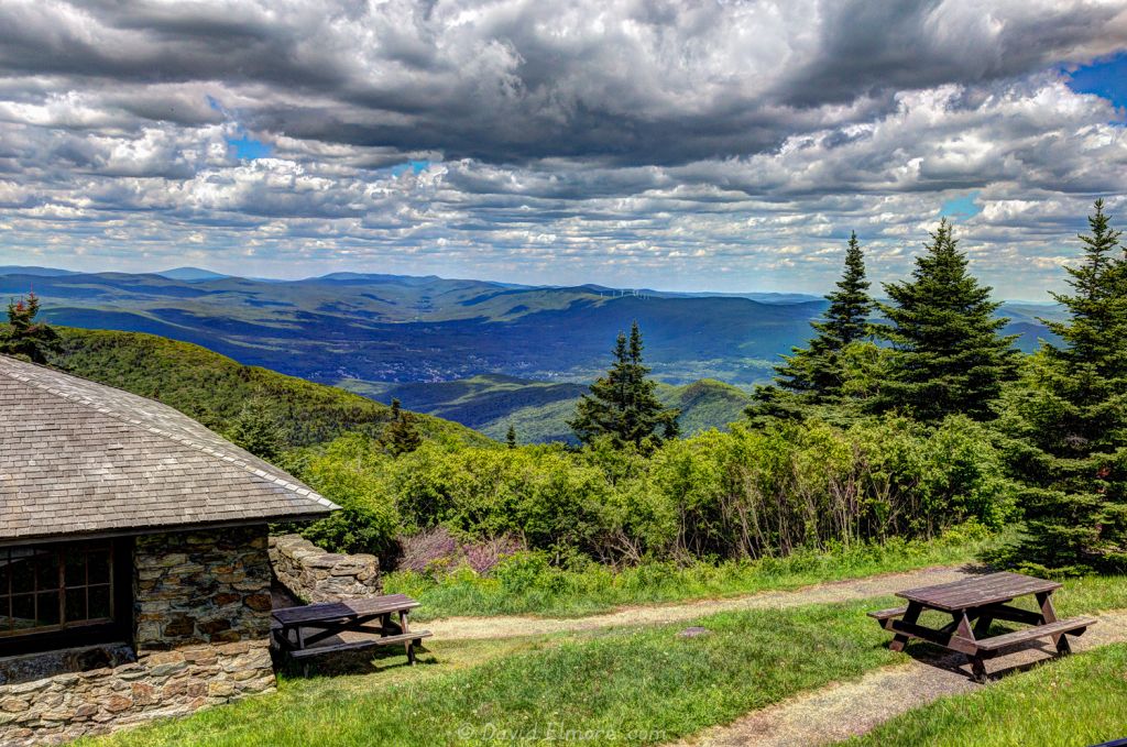 End of the Overlook Trail in Mount Greylock Preserve MA