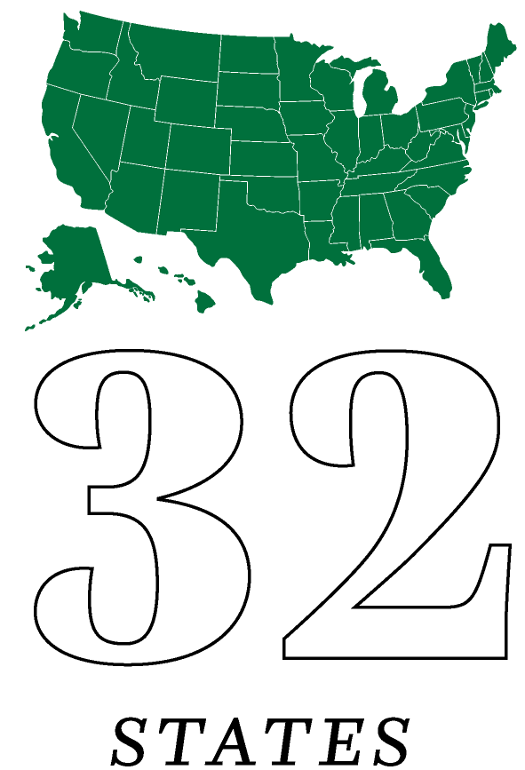 32 states