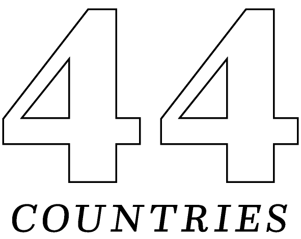44 countries
