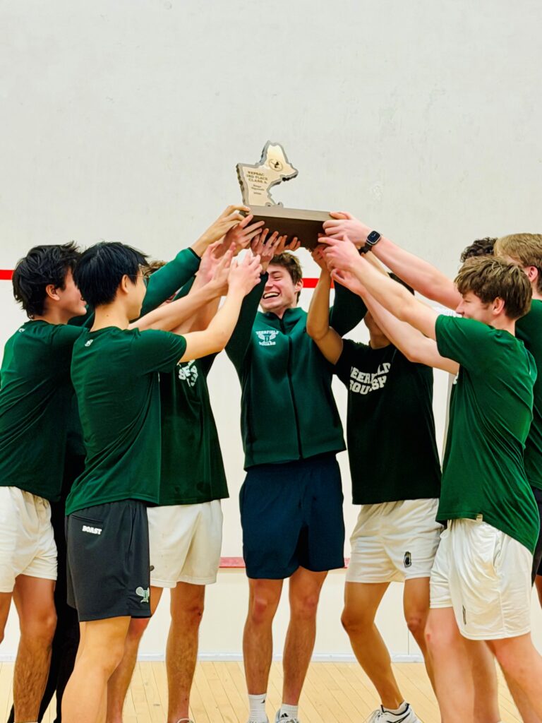 Boys V Squash_3rd place trophy