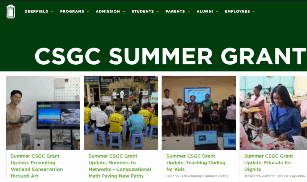 Summer-grants